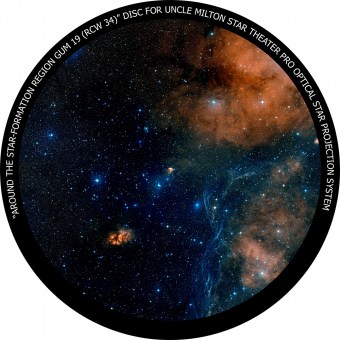 Logarithmic Universe disc for Uncle Milton Star Theater Pro/Nashika NA-300 Home Planetarium